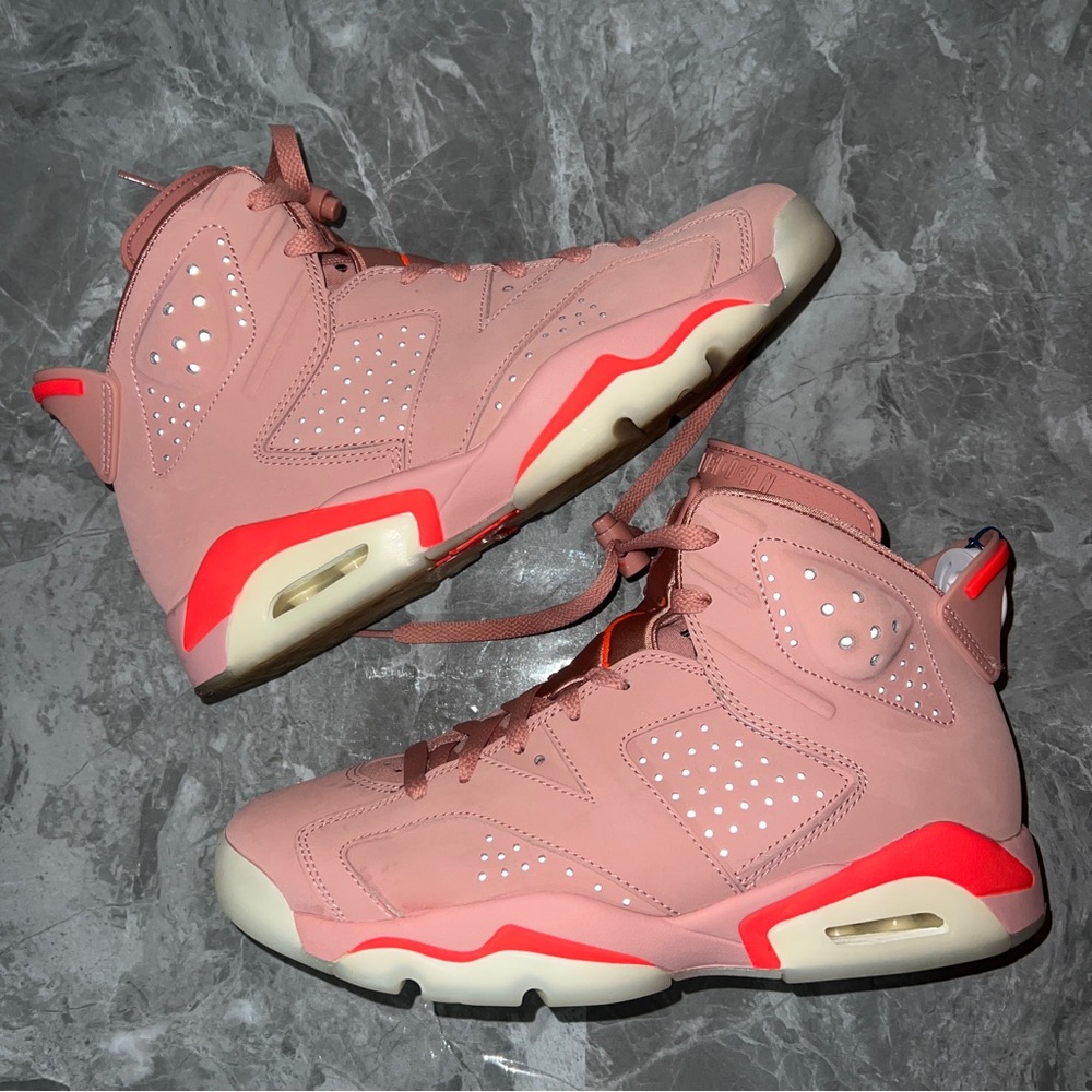 Nike Air Jordan 6 Retro NRG Aleali May Millennial Pink CI0550-600 Women’s 9.5